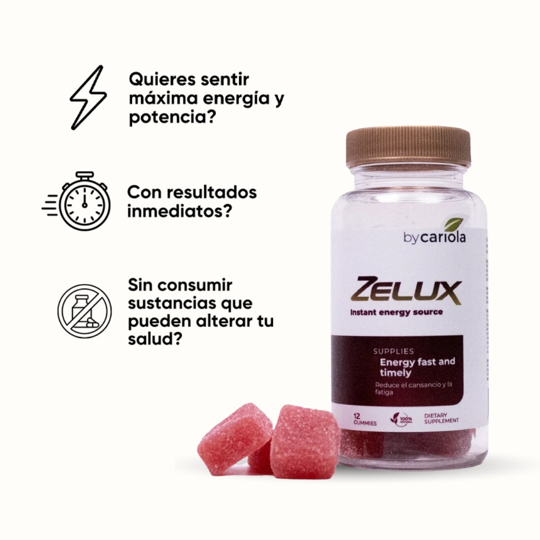 Zelux Gomitas + Zelux Gel Lubricante