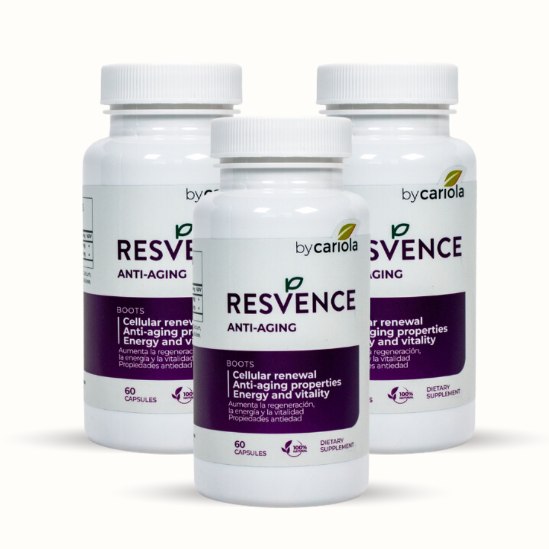 Resvence Antioxidant and Anti-aging with Resveratrol | 60 Capsules