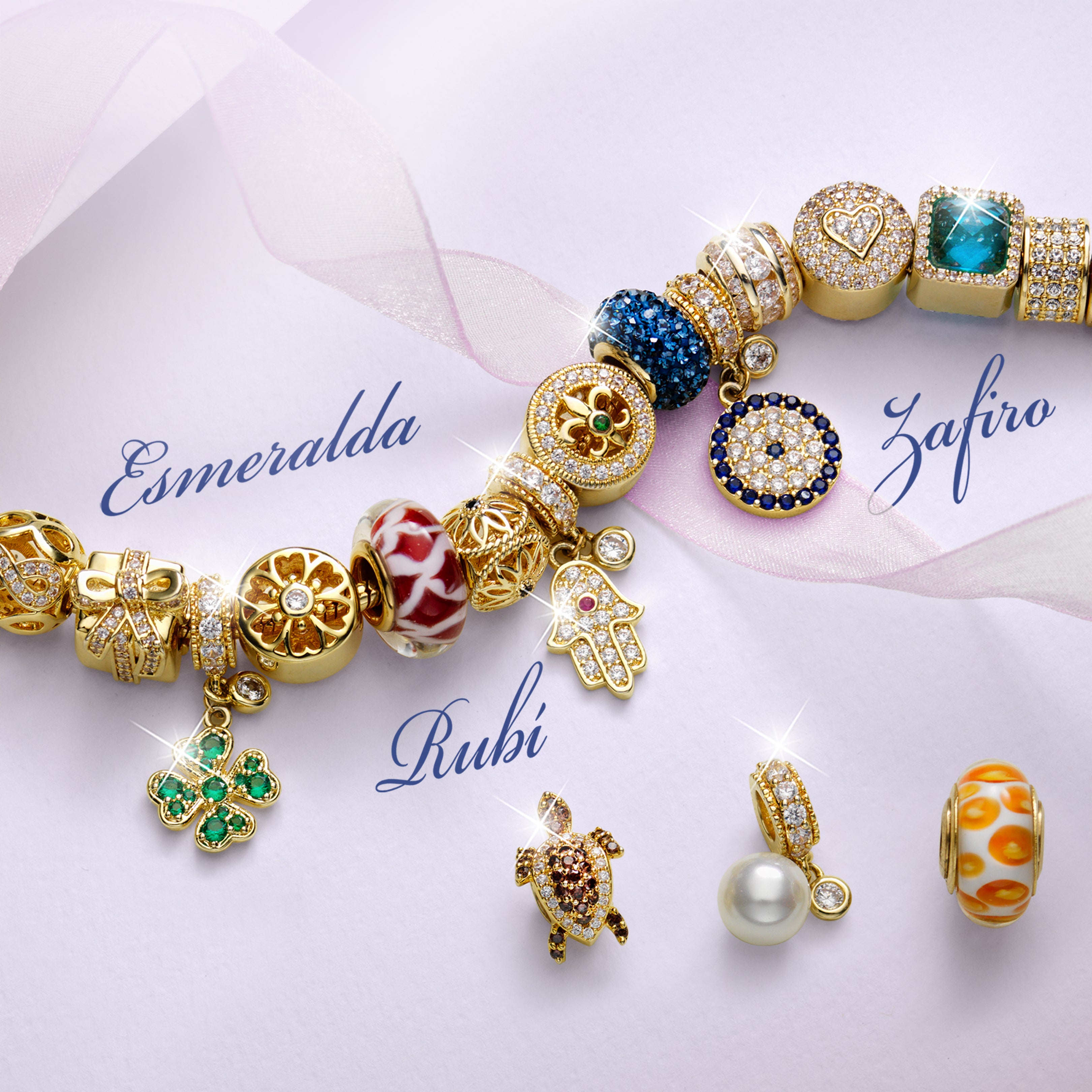 Pulsera Armonía | Baño de Oro 18k