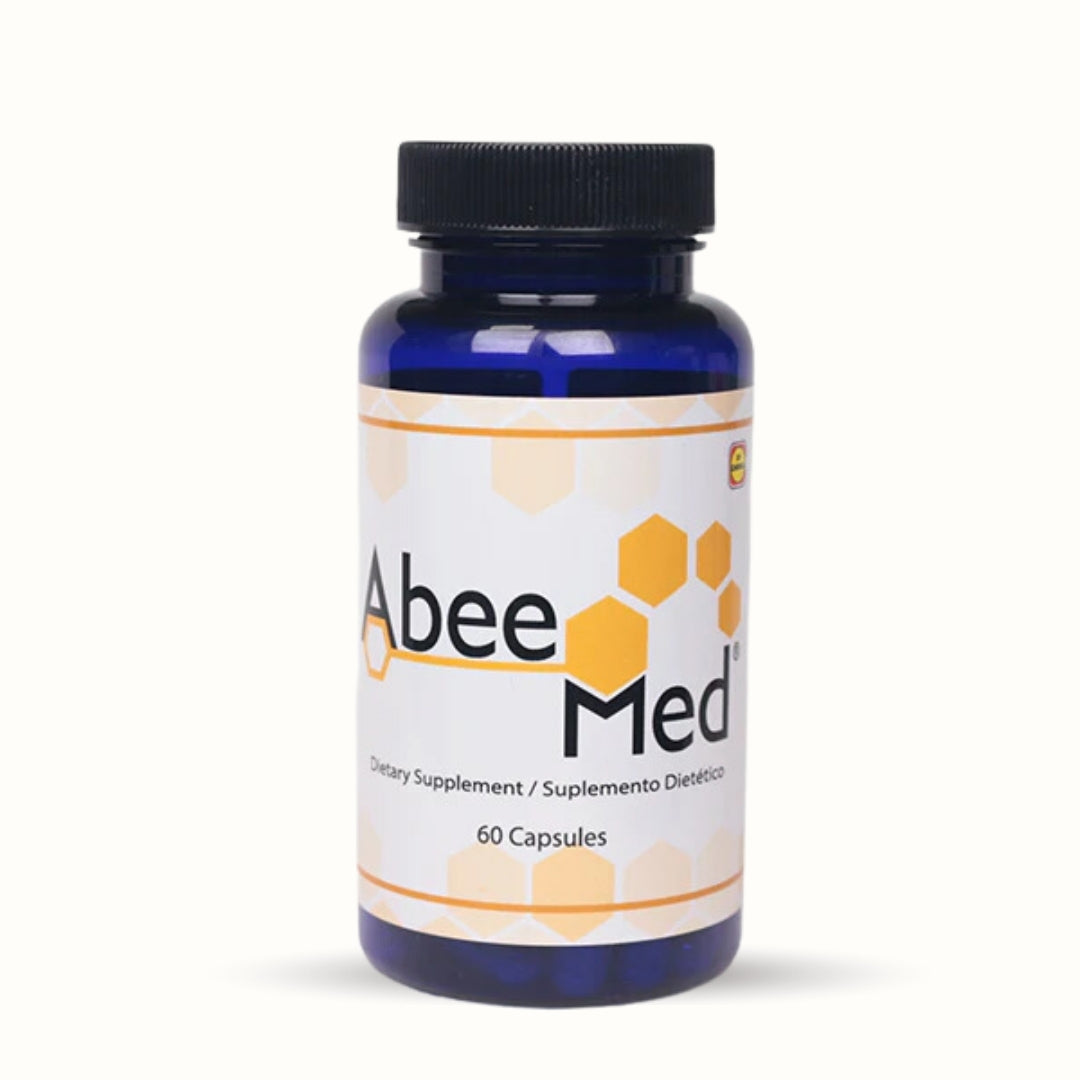 AbeeMed Capsules 60ct dietary supplement with manuka honey, bee venom and glucosamine