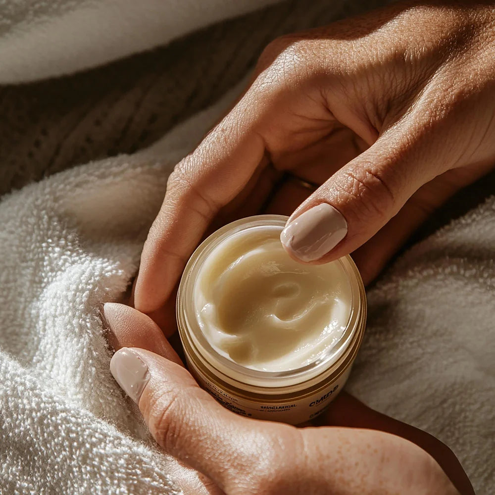 Morning use of Bioxtron Life Cream for muscle comfort