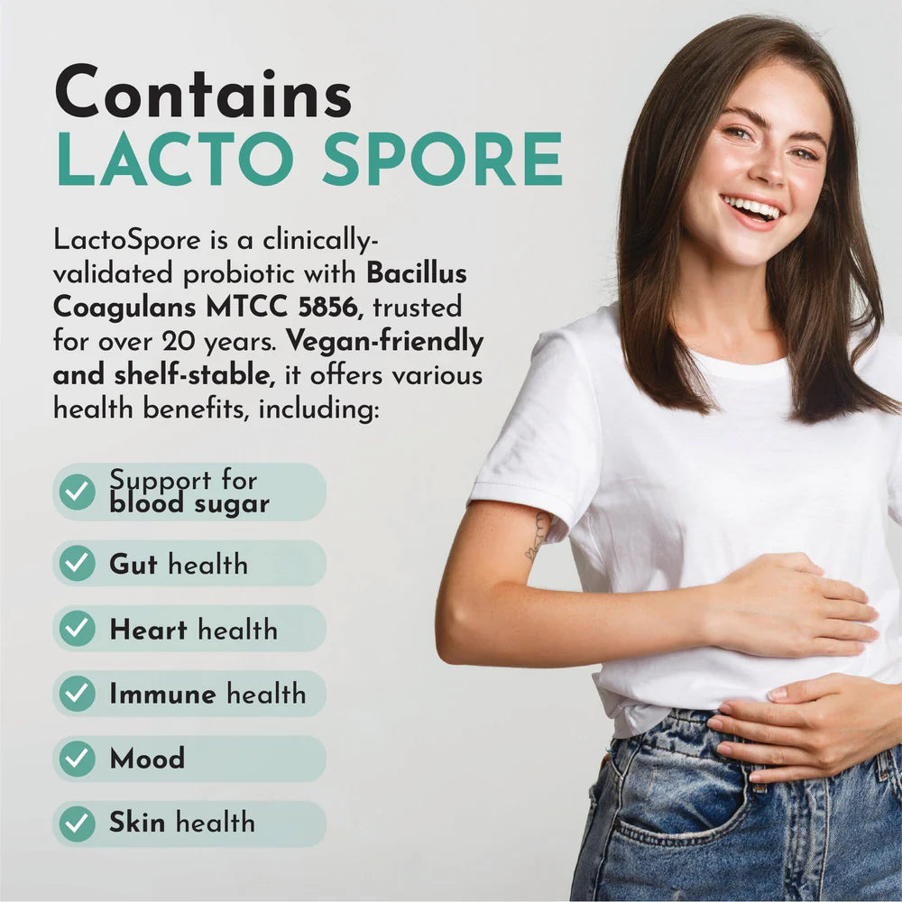 Happy Flora - Suplemento Probiótico con 170 mil millones de UFC para un Intestino Sano