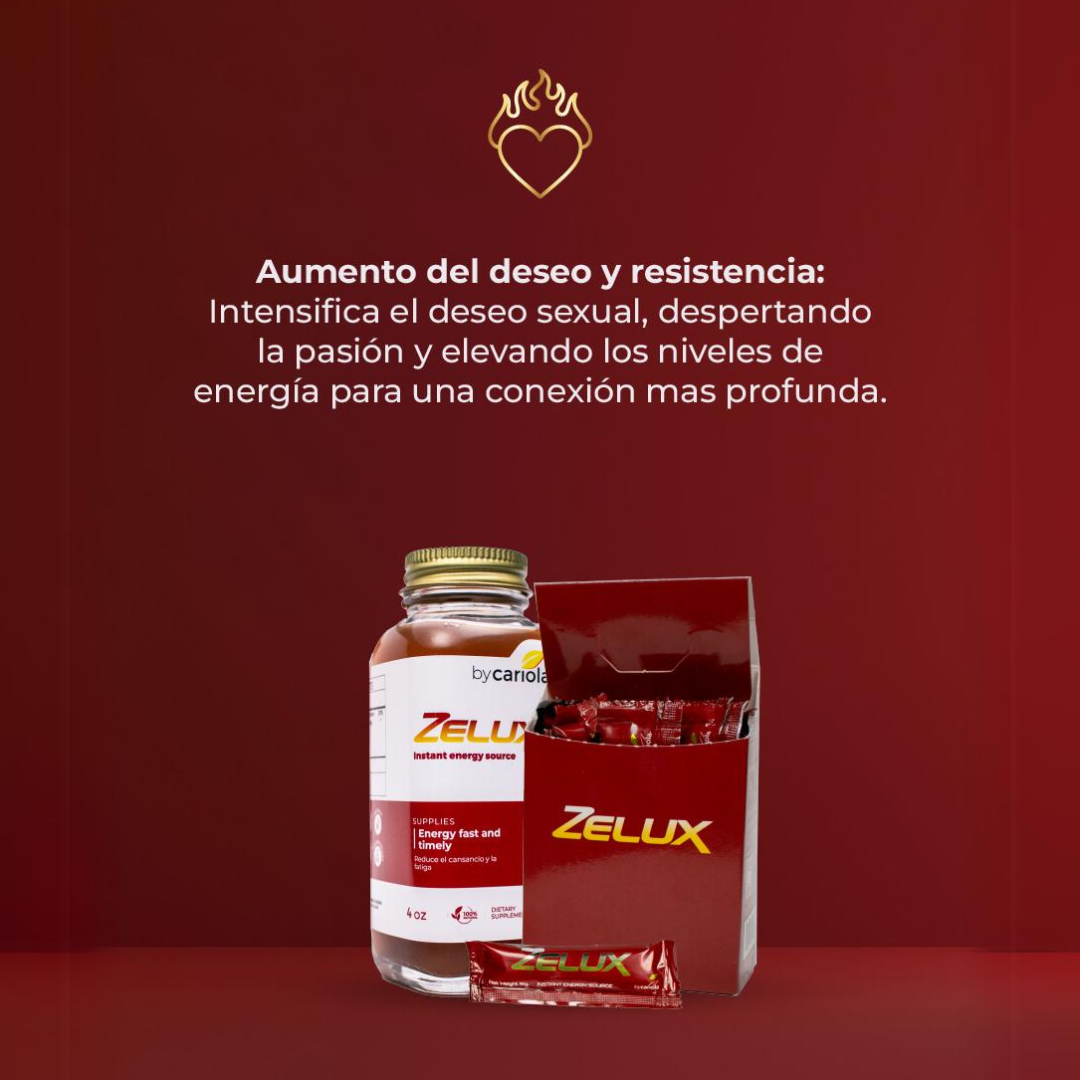 Zelux Box Potenciador Natural de la Libido | 8 Sachets