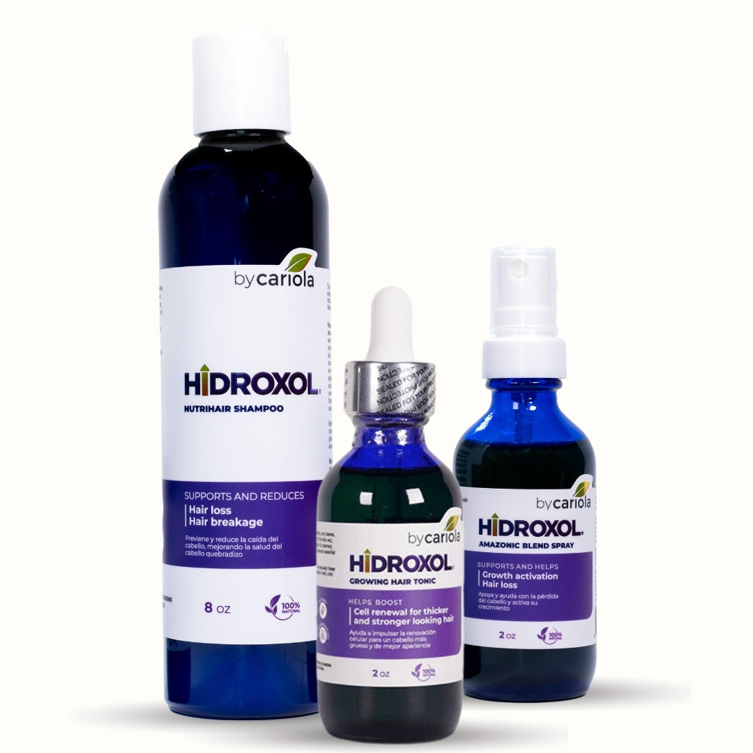  Hidroxol anticaída del cabello Bundle