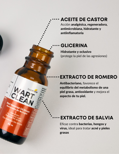 Wart Clean | Removedor de verrugas