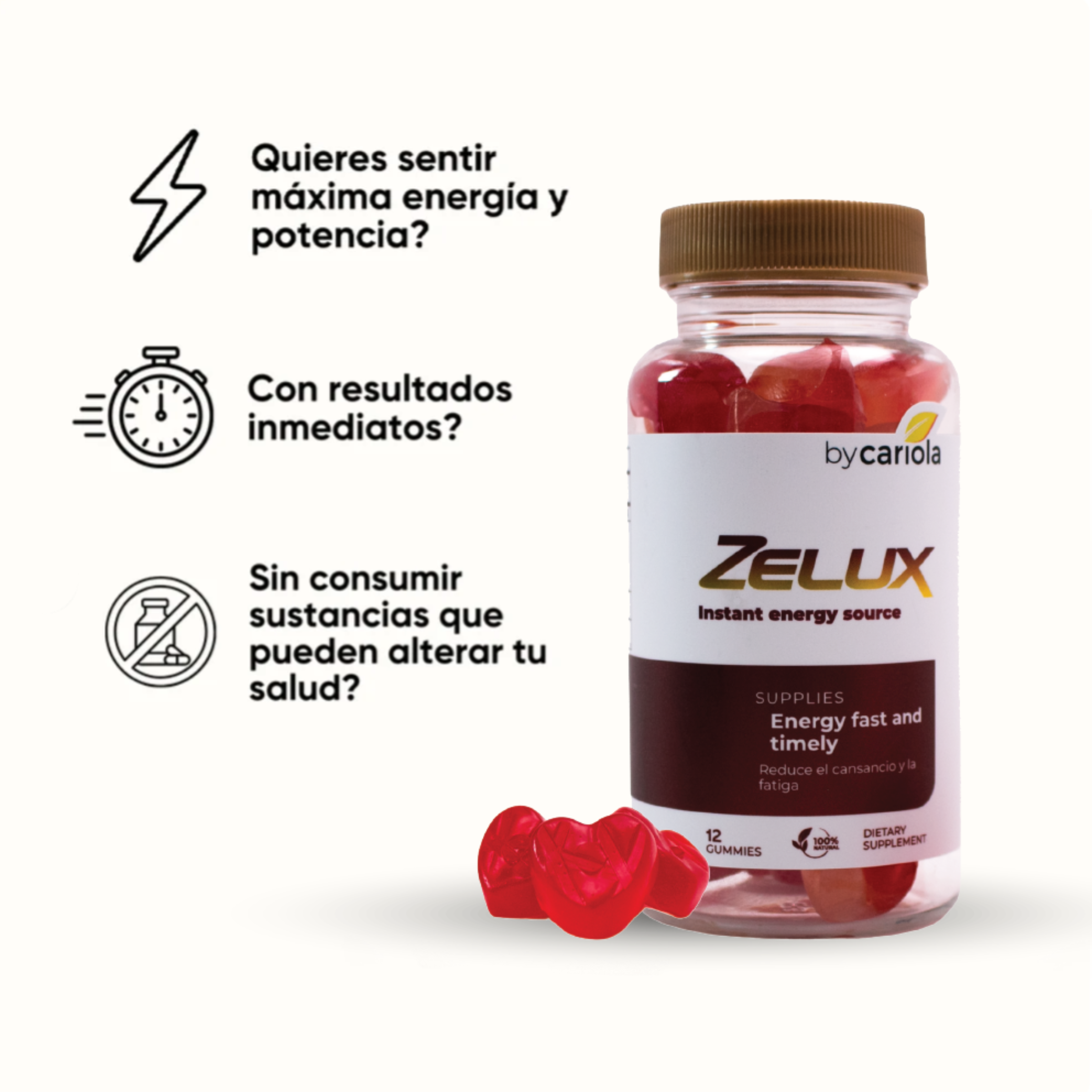 Zelux Gummies Natural Libido Booster | 12 Count