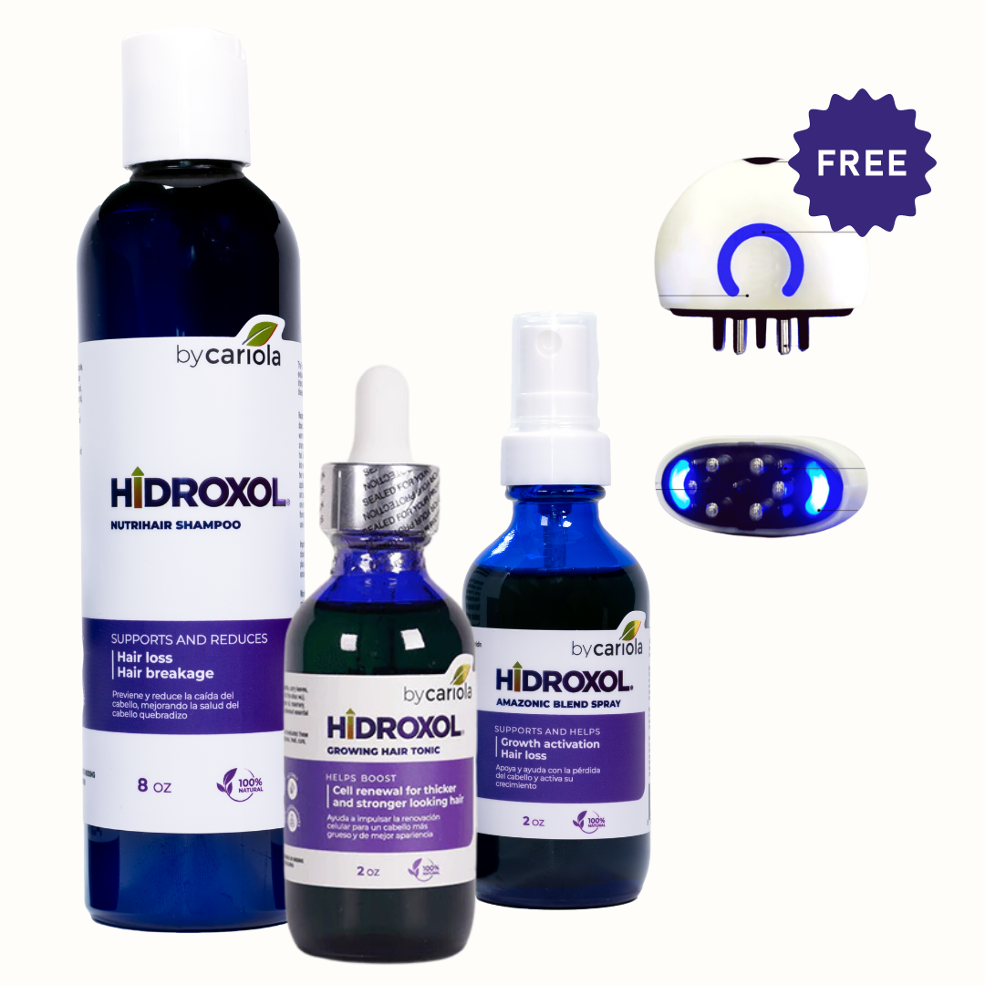 Hidroxol | Kit Anti-Caída con Cepillo LED GRATIS