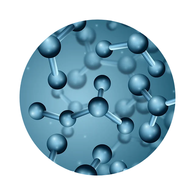 Molecular representation of essential amino acids supporting cellular repair.