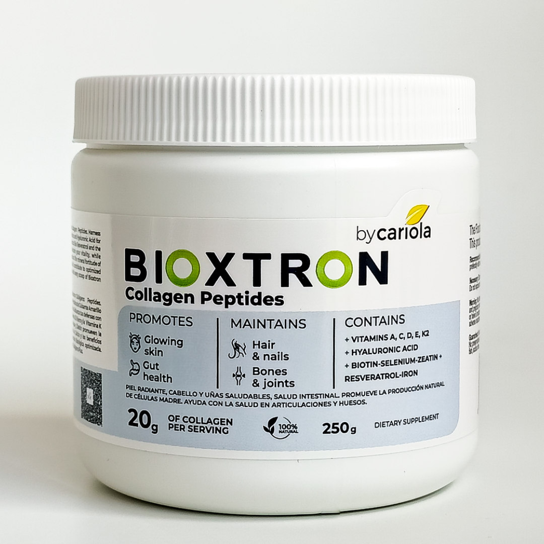 Bioxtron Collagen Peptides with AFA Algae + Resveratrol + Hyaluronic Acid | 30 Servings