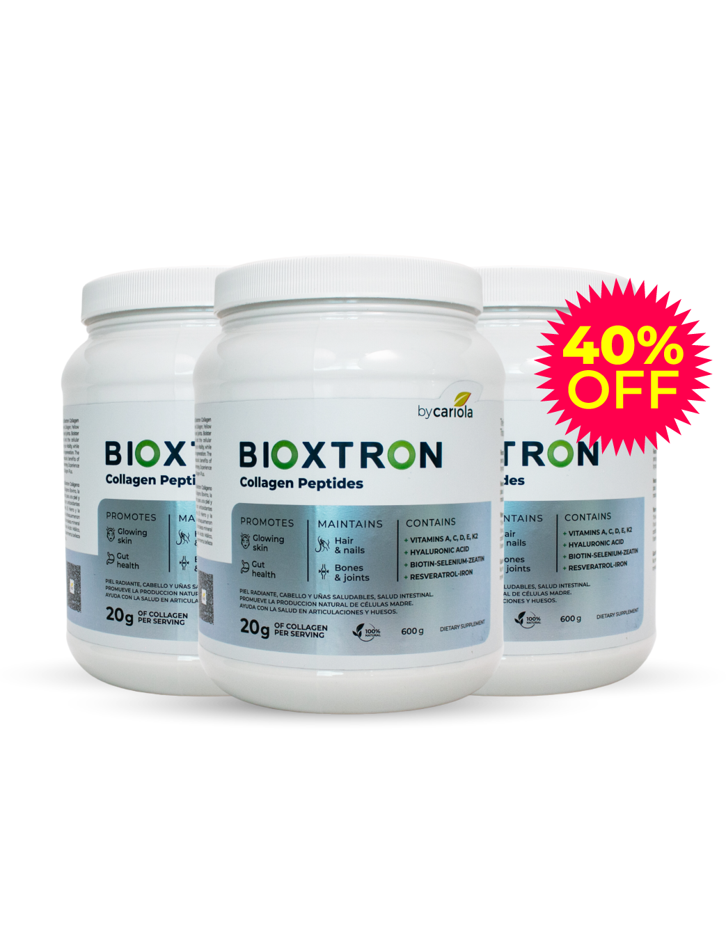 Bioxtron | Péptidos de Colágeno x3