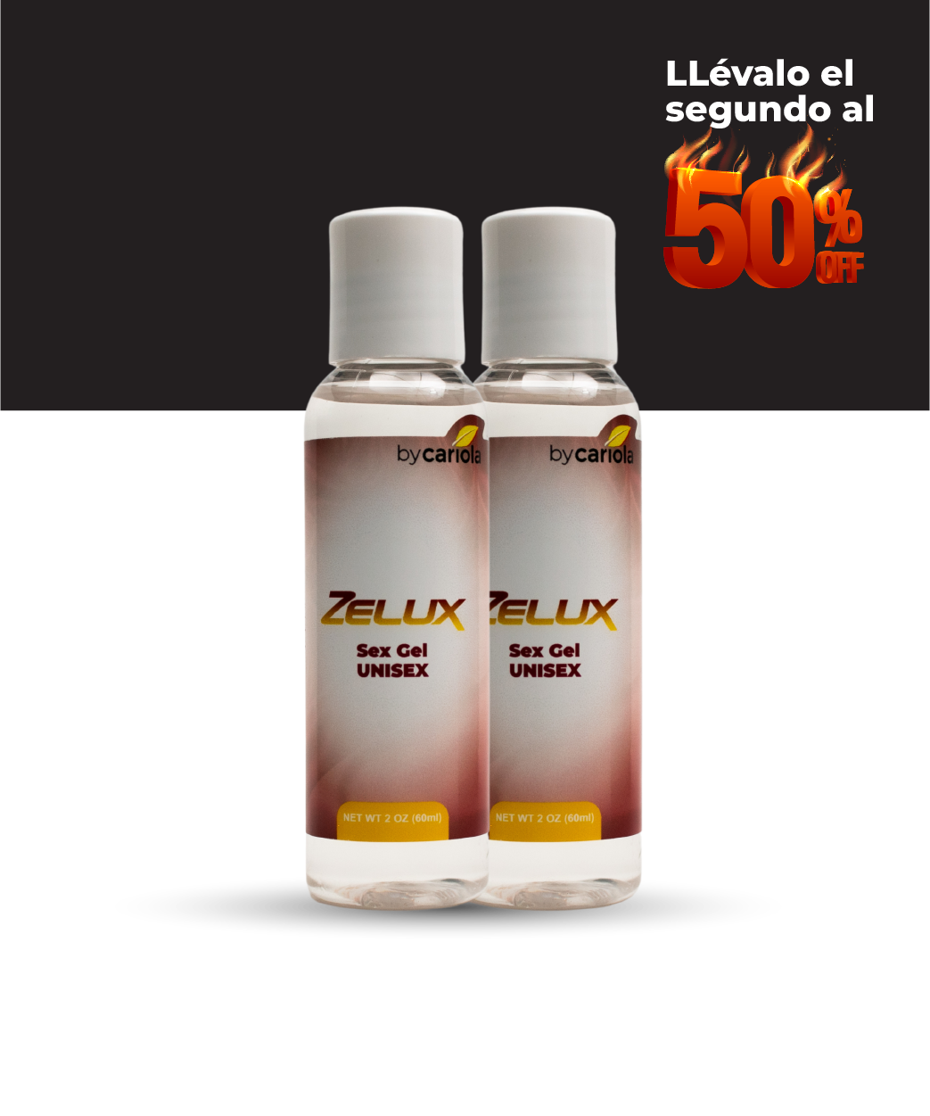 Zelux Gel Lubricante Unisex | 2 oz