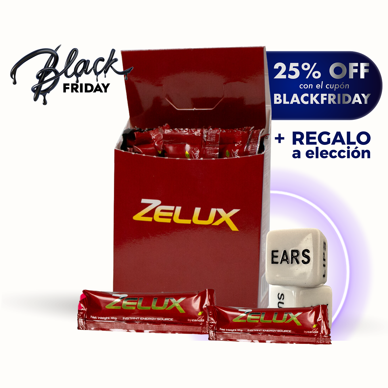 Zelux Sachets Box Natural Libido Booster | 8 Sachets