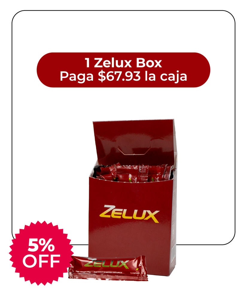 Zelux | Box with 8 Sachets | Energy To Go