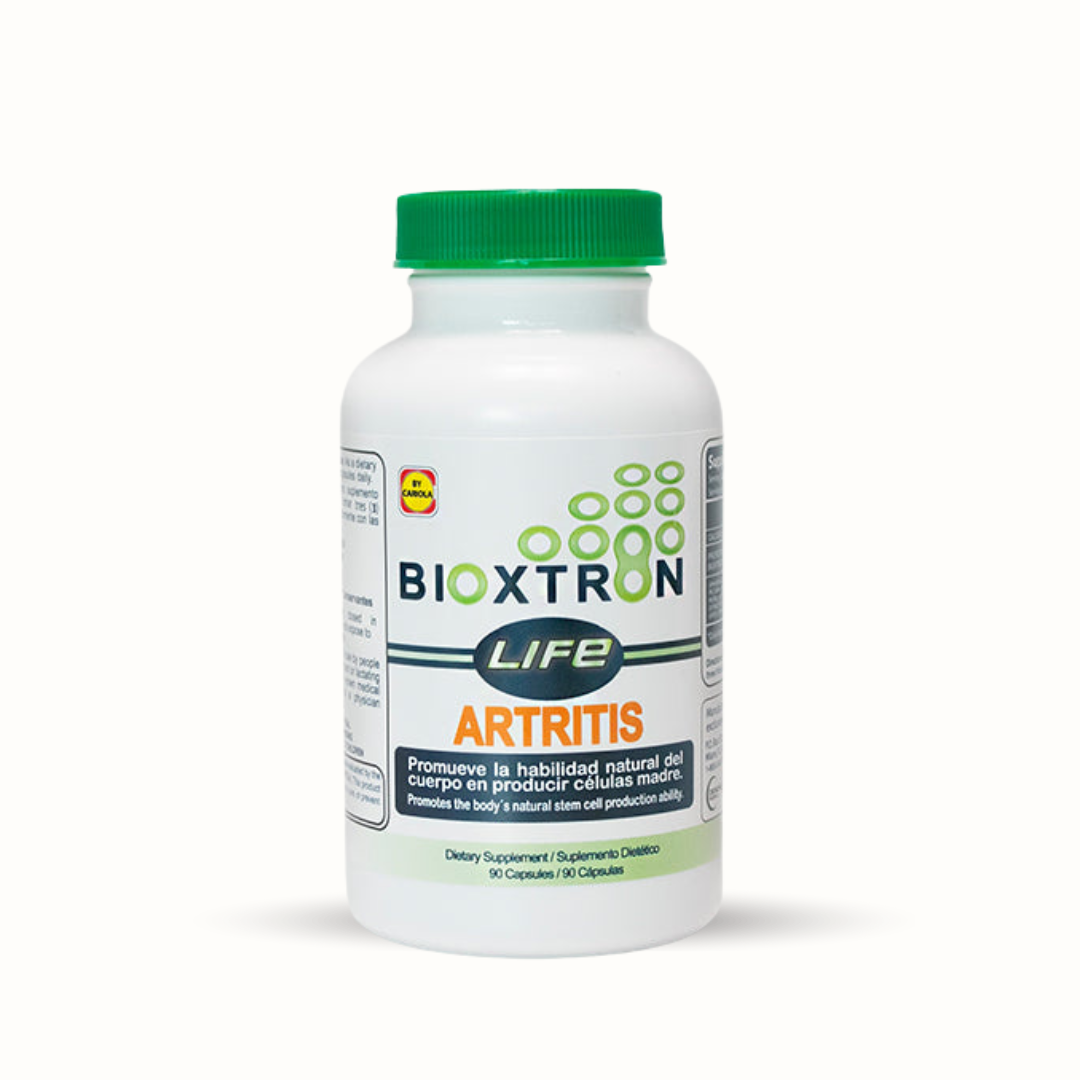 Bioxtron Life Arthritis Capsules front view bottle 90 capsules
