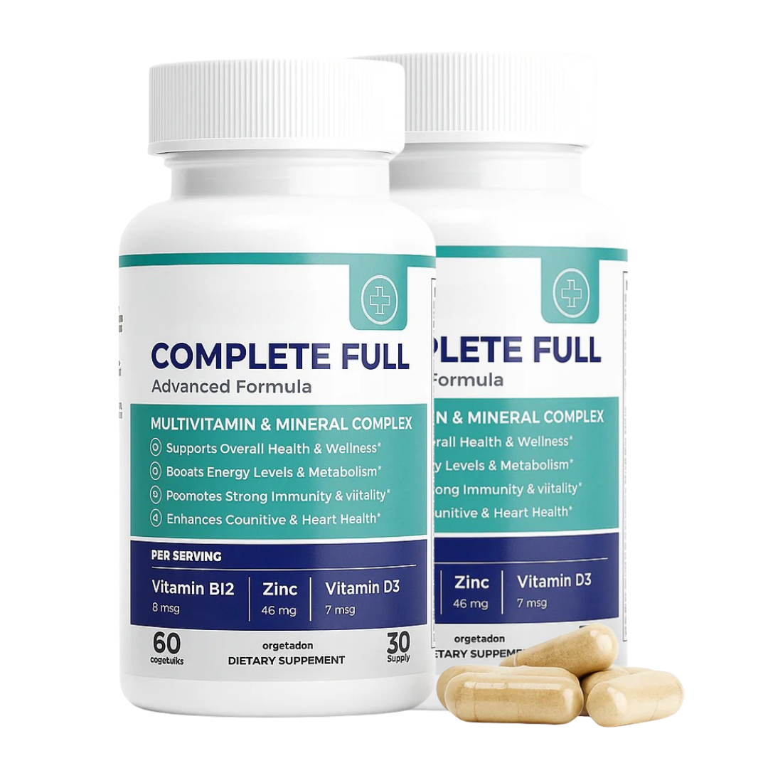 Rapha Health Complete Full Multivitamin & Mineral Complex two-bottle pack.