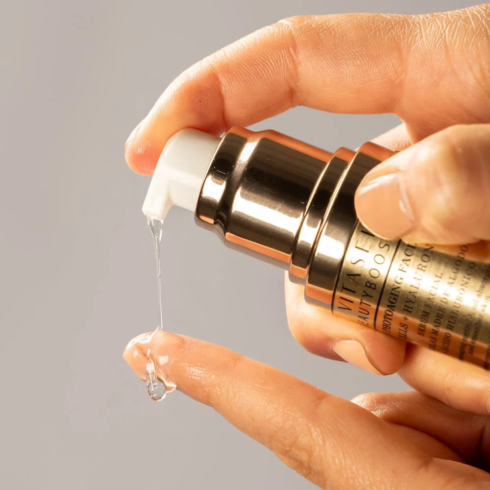 Daytime (AM) and Nighttime (PM) Facial, Neck & Décolleté Rejuvenating Serums with Stem Cells