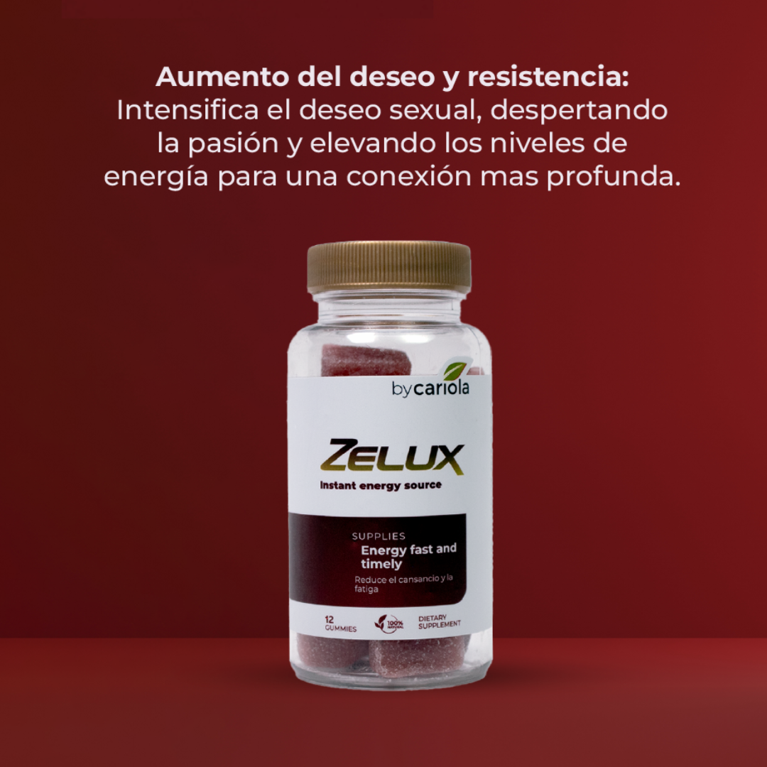 Zelux Gomitas + Zelux Gel Lubricante