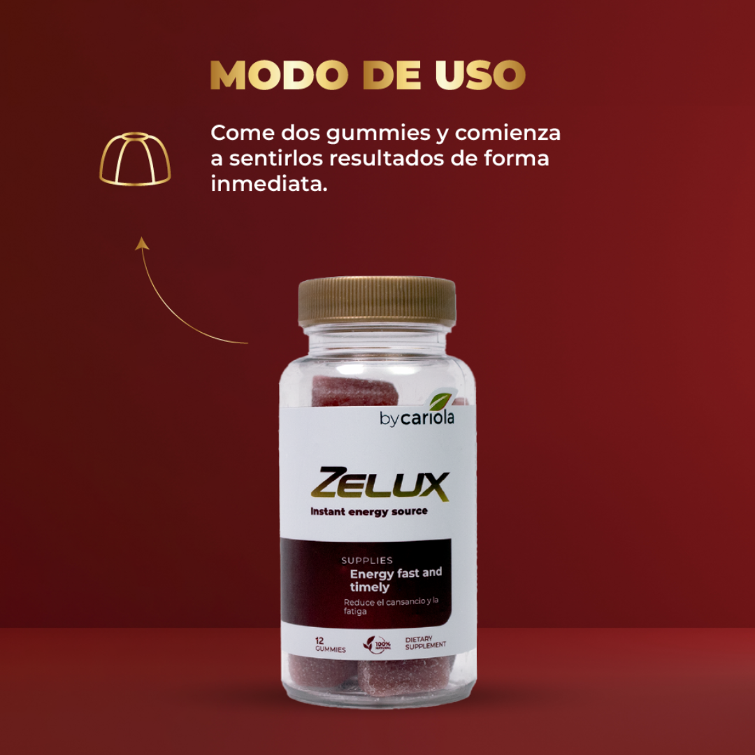 Zelux Gomitas Potenciador Natural de la Libido | 12 Unidades